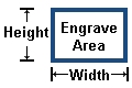 Laser Engraved Image Area