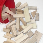 Blank Wood Building Blocks