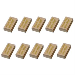 Laser Blox™ Personalized Wood Blocks - 3/4 x 1-1/2 x 3. Pack of 10 Laser Blox™ Personalized Wood Blocks - 3/4 x 1-1/2 x 3. Pack of 10