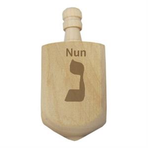 Laser Engaved Hardwood Dreidel