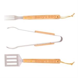Personalized 3 Piece BBQ Tool Set Personalized 3 Piece BBQ Tool Set