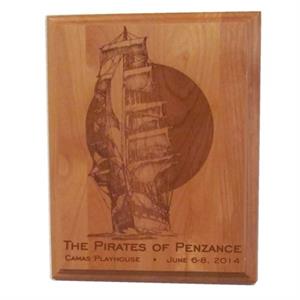 Laser Engraved 12 in. x 15 in. Plaque, Portrait Orientation Laser Engraved 12 in. x 15 in. Plaque, Portrait Orientation