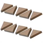 Triangular Wood Blocks 3/4