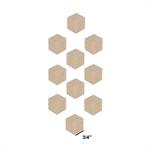 Wood Block Cubes - 3/4 x 3/4 x 3/4. Pack of 10