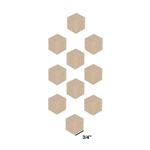 Wood Block Cubes - 3/4 x 3/4 x 3/4. Pack of 10