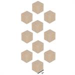 Wood Block Cubes - 1 x 1 x 1. Pack of 10
