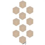 Wood Block Cubes - 1 x 1 x 1. Pack of 10