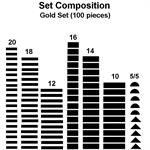 Laser Blox™ Gold Set Composition