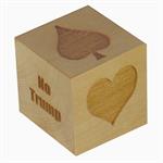 Extra Large 2-1/2" Maple Wood Suit Marker Cube