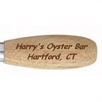Personalized Oyster Knife Handle Closeup