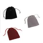 Black, Gray and Burgundy Gift Pouches