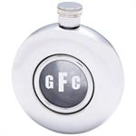 Personalized Window Flask, Three Initial, Classic Monogram