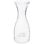 Wine Carafe, Two Letter Monogram