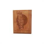 Laser Engraved 7 in. x 9 in. Plaque, Portrait Orientation