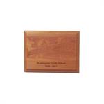 Laser Engraved 7 in. x 9 in. Plaque, Landscape Orientation