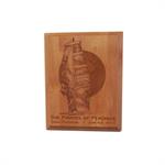 Laser Engraved 8 in. x 10 in. Plaque, Portrait Orientation