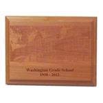 Laser Engraved 12 in. x 15 in. Plaque, Landscape Orientation