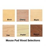 Personalized Wood Mouse Pad Wood Selections