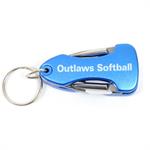 Miniature Multi-Tool Key Chain with LED Light, Blue